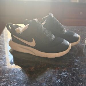 Nike Kids Black and White Athletic Sneakers